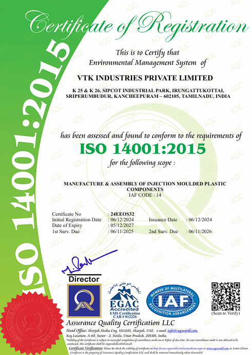 ISO 1400:2015 Certification
