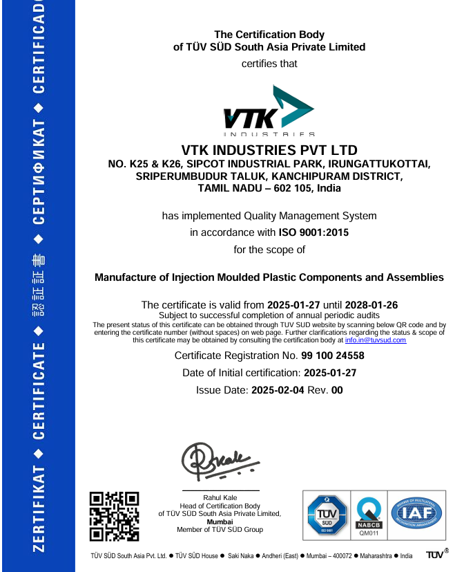 ISO 9001:2015 Certification